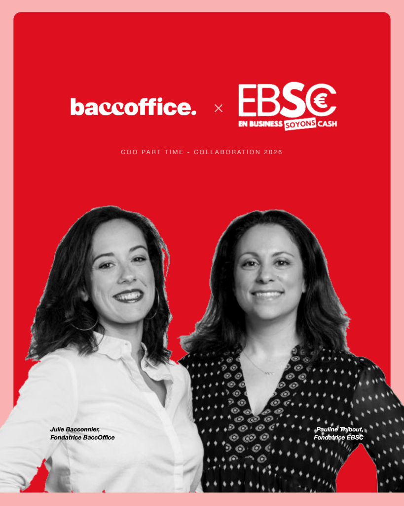 Julie Bacconnier, fondatrice de BaccOffice, et Pauline Thibout, fondatrice d'EBSC
